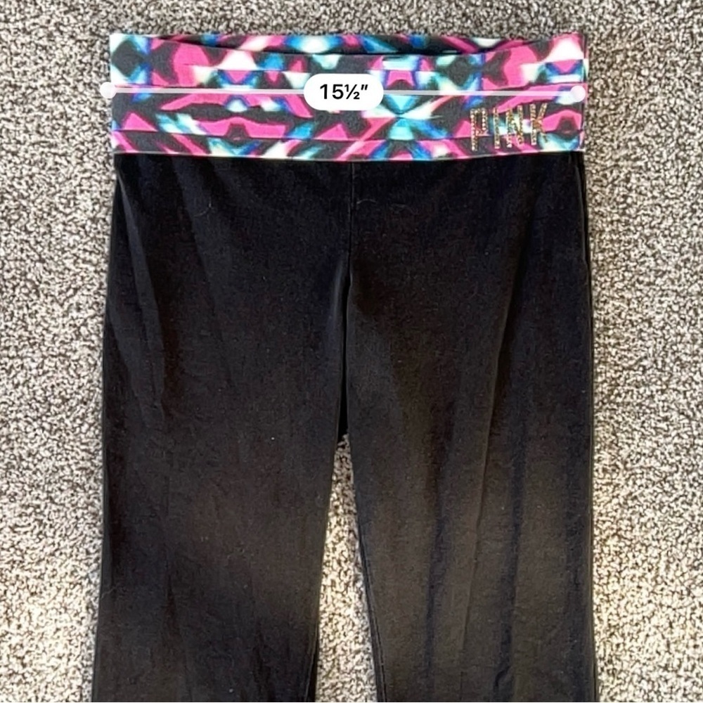 Vintage Y2K Victoria's Secret PINK
Rhinestone Fold Over Yoga Pants - Aztec Print - Picture 9 of 10
